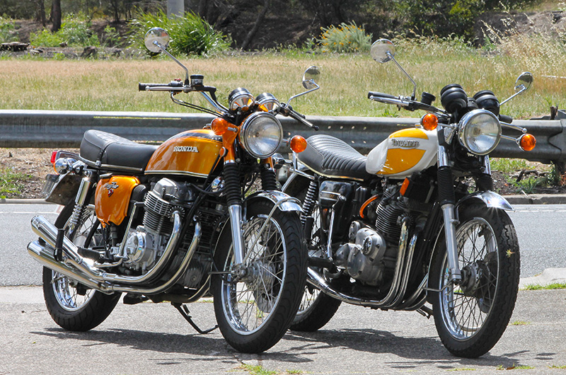 honda cb750-4 triumph t160